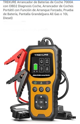 Arrancador Coche TREKURE 7000A OBD2
