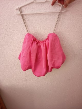 Top fiesta rosa brillante