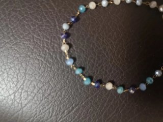 Bracciale perline vetro multicolor