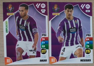 Cartas Adrenalyn Valladolid 24-25