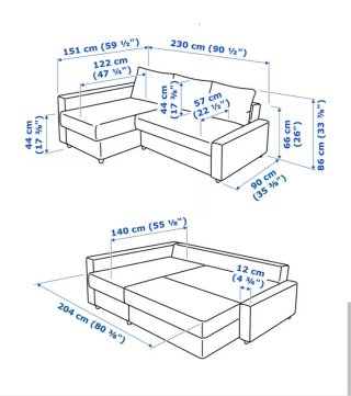 Sofá cama con transporte!