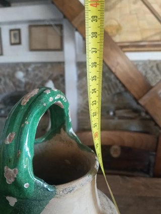 Anfora antica in ceramica, Italy, '800, Puglia