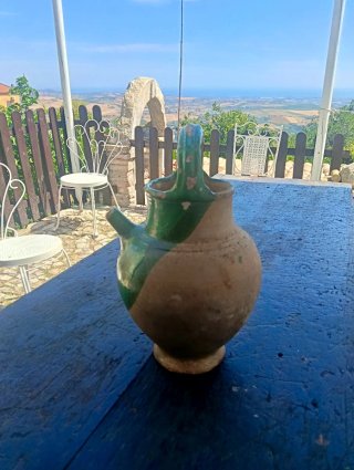 Anfora antica in ceramica, Italy, '800, Puglia