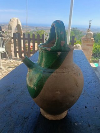 Anfora antica in ceramica, Italy, '800, Puglia
