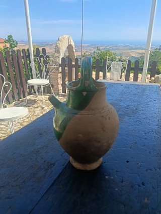Anfora antica in ceramica, Italy, '800, Puglia