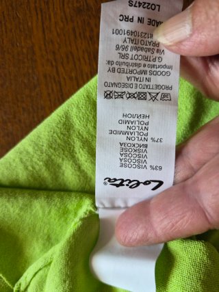 Maglia verde fluo