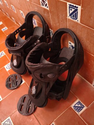 Fijaciones Snowboard Wedze Negras