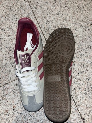 Adidas Samba Beige y Rojo