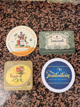 4 Posa Bicchieri Vari