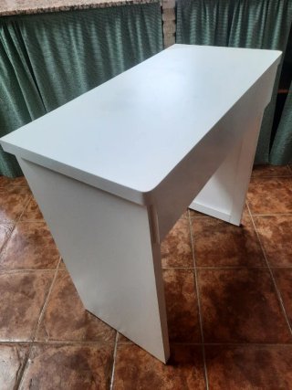 Mesa Escritorio Blanca con Cajón Grande
