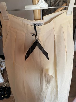Pantalon de traje premium mezcla de lino MANGO