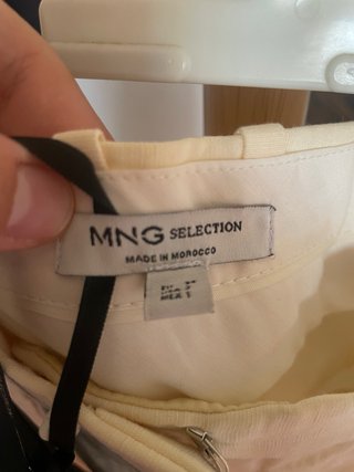 Pantalon de traje premium mezcla de lino MANGO
