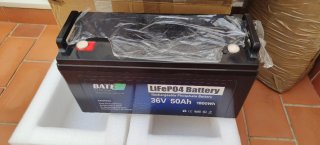 Batería LiFePO4 36V 50Ah 1800Wh BATE