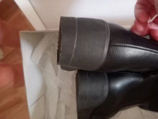 Botas altas piel Roberta Celli negras