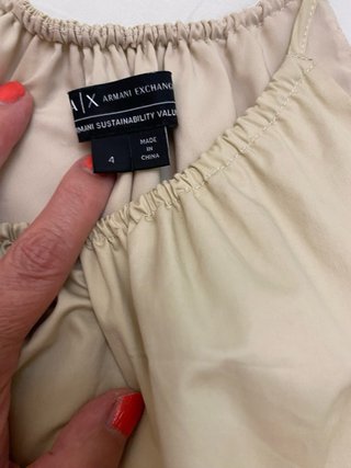 Vestido Armani Exchange Beige Verano