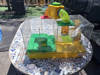 Jaula Hámster con Tubos y Accesorios