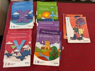 Lote libros santillana 5 primaria