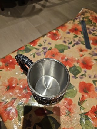 Taza Templarios Metal y Plástico