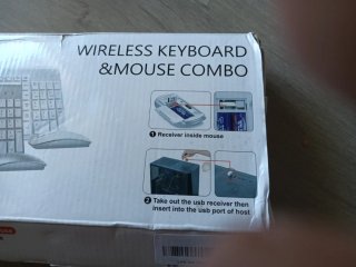Teclado y Ratón Inalámbrico Plata