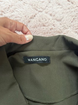 Tuta playsuit donna Mangano verde militare