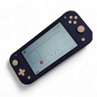 CONSOLA NINTENDO SWITCH LITE HDH-001 AZUL+CAJA Y CARGADOR de