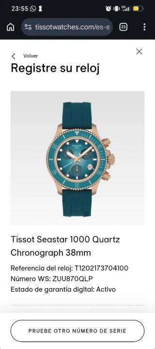 Reloj TISSOT SEASTAR 1000 CHRONOGRAPH 38MM