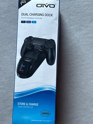 Base Carga Dual OIVO para PS4 Slim/Pro