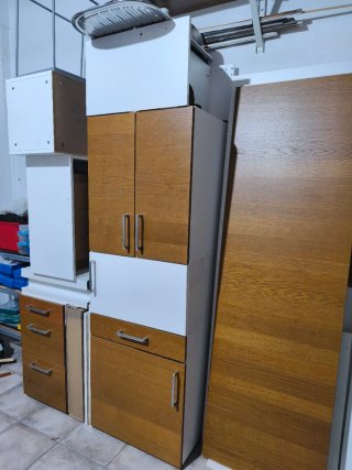 Muebles de Cocina Ikea Madera y Blanco