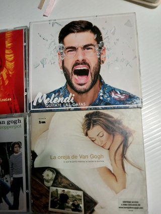 Lote 6 CDs Pop: Melendi, Mecano, Van Gogh