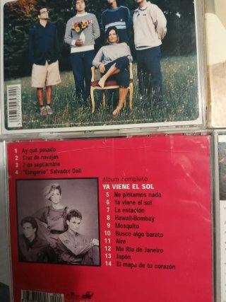 Lote 6 CDs Pop: Melendi, Mecano, Van Gogh