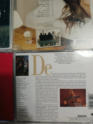 Lote 6 CDs Pop: Melendi, Mecano, Van Gogh
