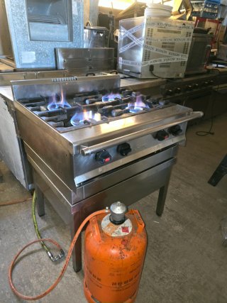Cocina Industrial JEMI 4 Fuegos Serie 80