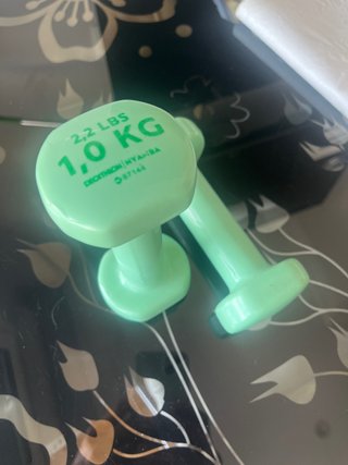Mancuernas 1kg (2.2 LBS) Verde