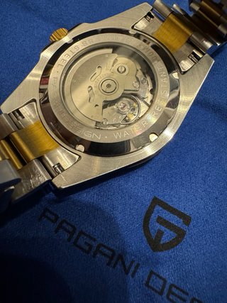 Reloj Pagani Design Automático Acero y Dorado