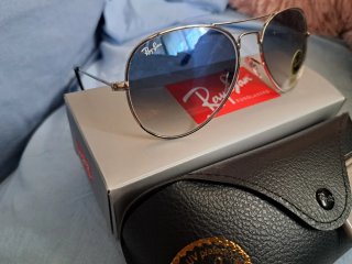 Gafas de sol Ray-Ban Aviator Azul Dorado