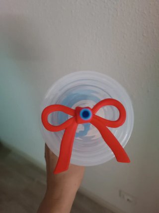 Vaso con pajita y diseño de perro
