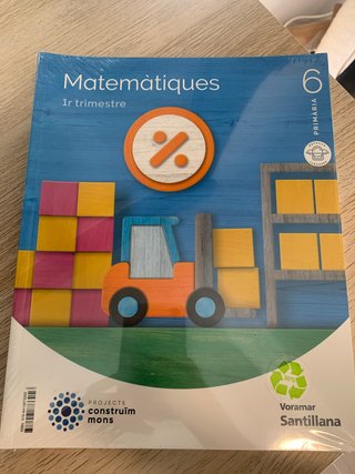 LOTE COMPLETO Matemàtiques, 6 Primaria, Santillana