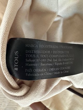 Bolso de rafia Tous
