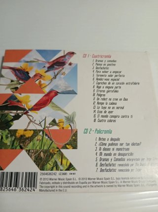 Fangoria Policromia Doble CD Pop