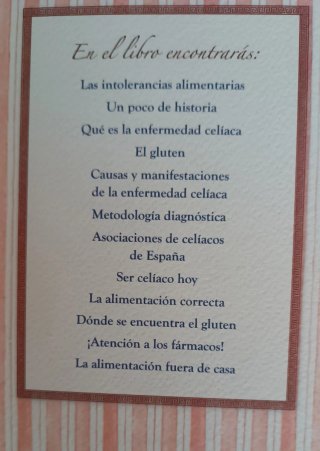 Libro Cocina para celíacos