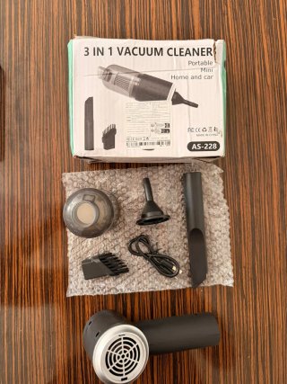 Mini aspirador portátil con accesorios