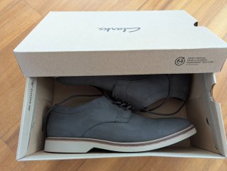 Zapatos Clarks Atricus LTLace Piel Talla 43