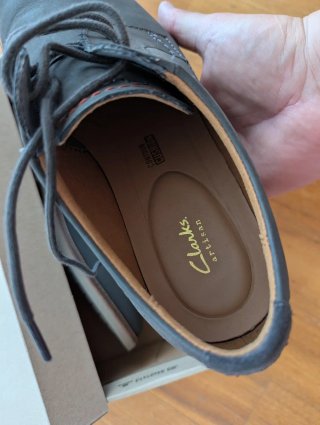 Zapatos Clarks Atricus LTLace Piel Talla 43