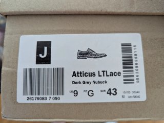 Zapatos Clarks Atricus LTLace Piel Talla 43