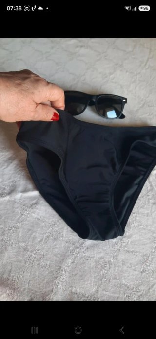 Costume donna mutandina nero