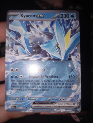 Carta Pokémon Kyurem EX 230 PS