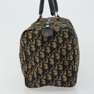 Christian Dior Trotter Canvas Hand Bag Navy
