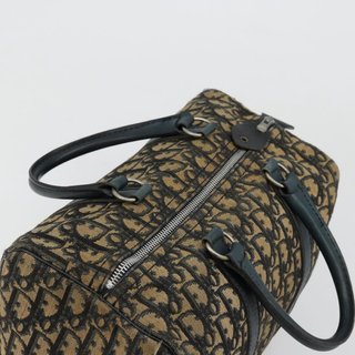 Christian Dior Trotter Canvas Hand Bag Navy