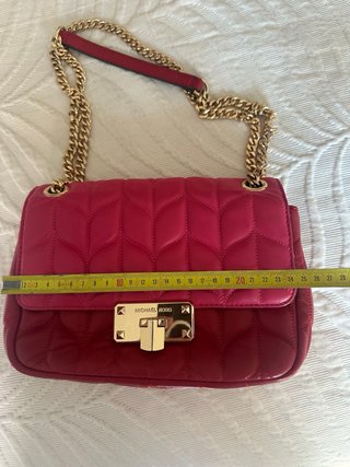 Bolso Michael Kors Rojo y Dorado