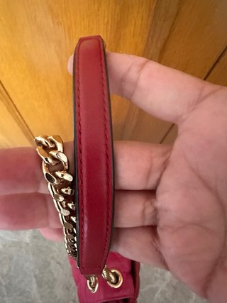 Bolso Michael Kors Rojo y Dorado